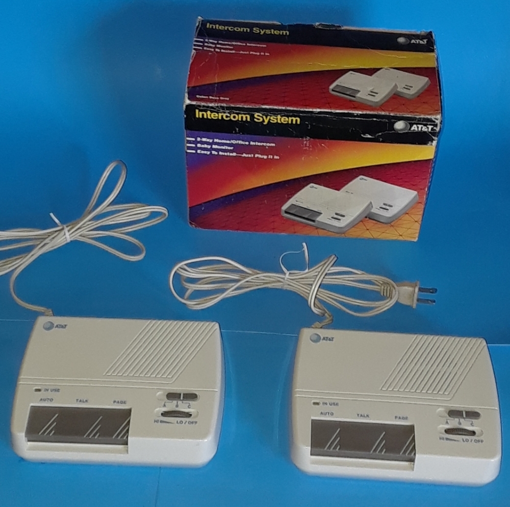 Used AT&T 728A Intercom System/Baby Monitor